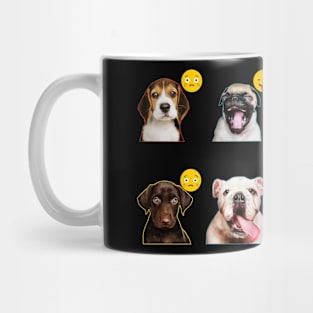 Dogs Act Emoji Mug